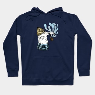 smoking seagull Hoodie